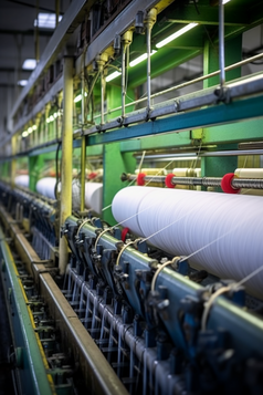 纺织厂自动化生产摄影图11