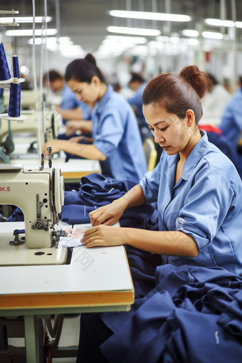 服装制造厂材料纺织业