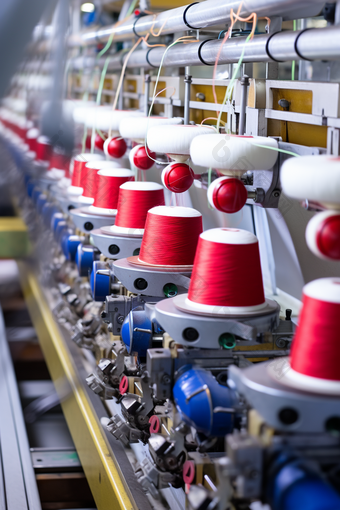 <strong>纺纱</strong>生产流水线纺织厂自动化生产纺织