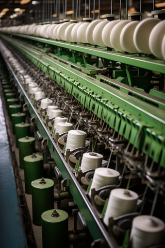 纺纱<strong>生产</strong>流水线纺织厂<strong>自动化生产</strong>原料