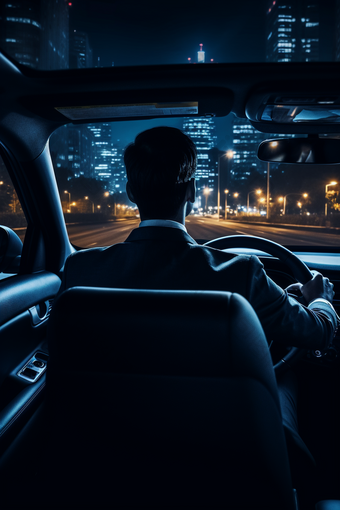夜间驾驶行驶商业摄影