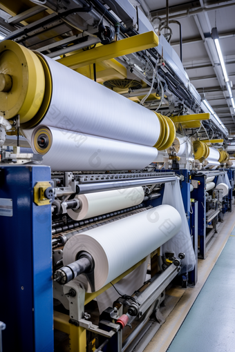 纺纱厂车间纺织设备效率