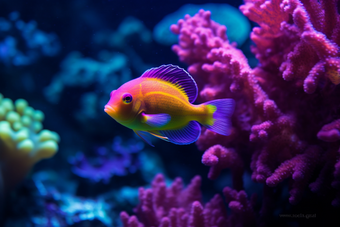 海底珊瑚生物礁生态系统