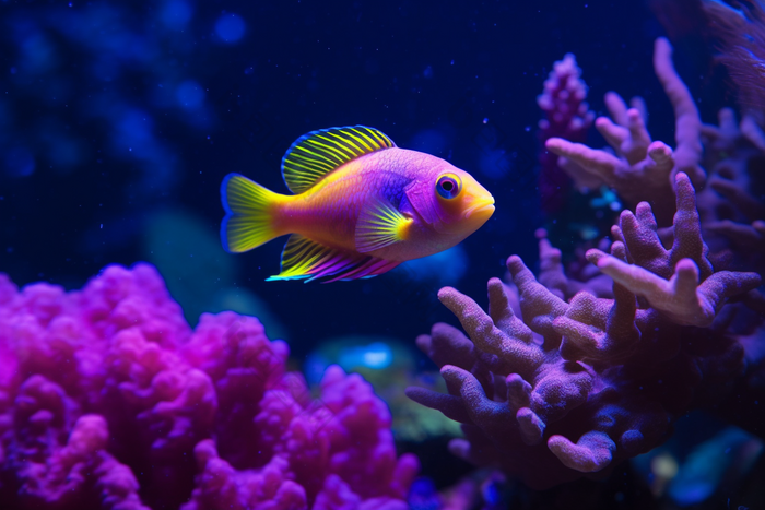 海底珊瑚生物礁图片