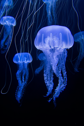 海洋中的水母海底生态生物多样性