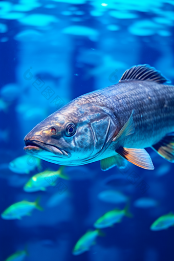 海底世界鱼群海洋生态系统海洋生态保护