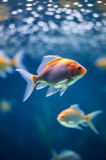 海洋中的大鱼群海洋中的鱼群海洋生物