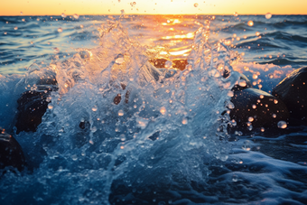 海浪<strong>风景</strong>海边美景