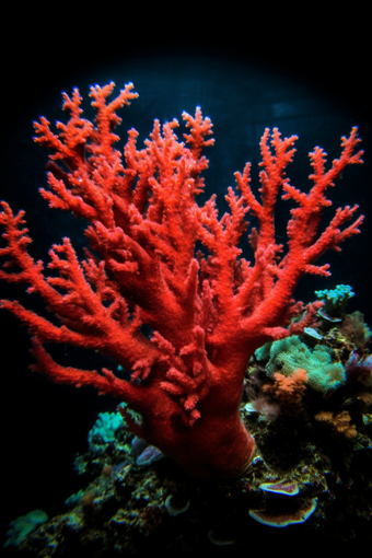 海洋中的珊瑚珊瑚礁保护珊瑚礁生态平衡