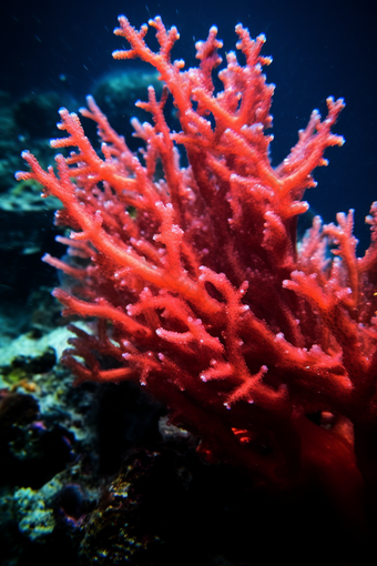 海洋中的珊瑚珊瑚礁保护海洋生态保育