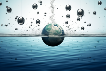 地球水资源概念图水资源可持续利用水资源利用可持续性