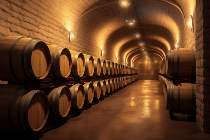 木质酒桶酿造酒窖酿酒工艺葡萄酒生产