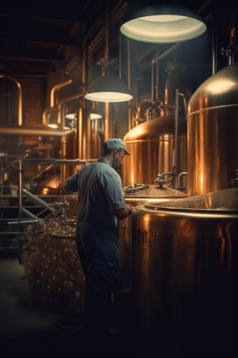 工业化制酒酿酒厂生产流程