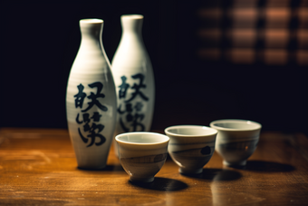 日本清酒<strong>酒瓶</strong>传统文化