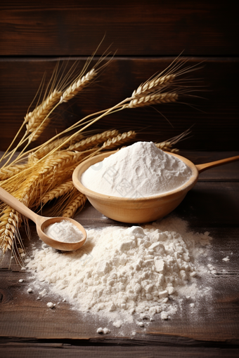 小麦加工面粉营养谷类作物