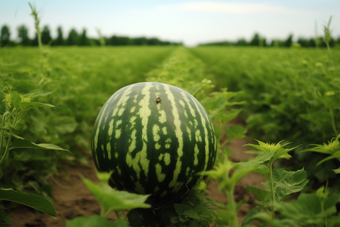 西瓜种植场景农<strong>田地</strong>