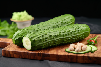 黄瓜特写绿色食品新鲜蔬菜