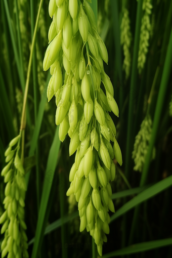 水稻特写粮食粗糙