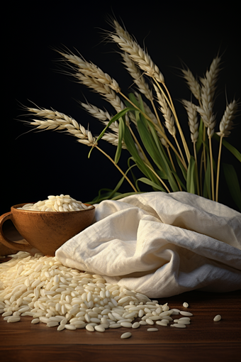 水稻制成大米蛋白质维生素