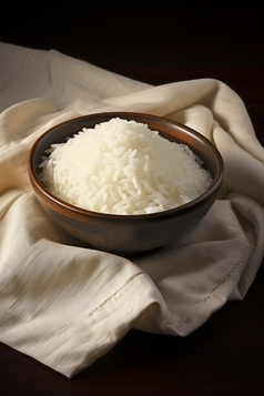 水稻制成大米摄影图12
