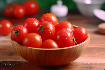 红色小番茄照片风景