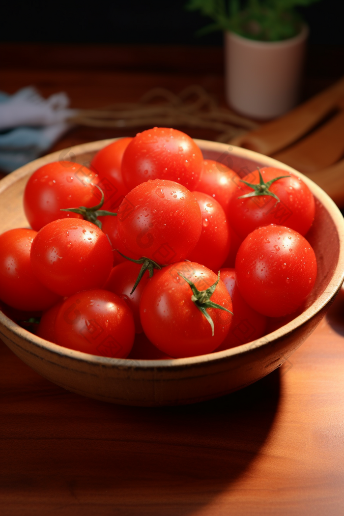 红色小番茄照片细节