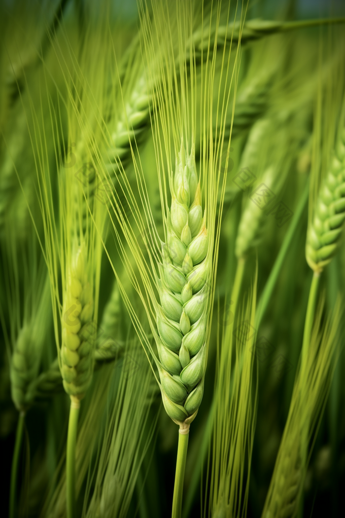 青稞特写图片包图网