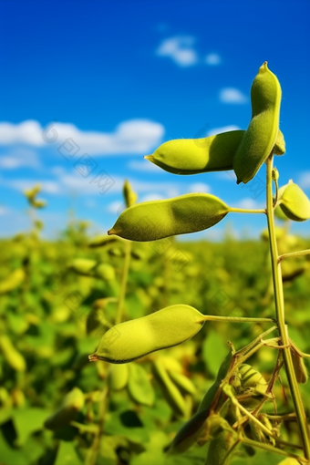 大豆特写<strong>豆科</strong>植物蛋白