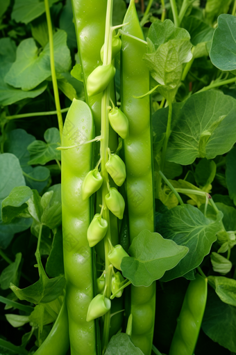 豌豆种植特写豆科抗氧化