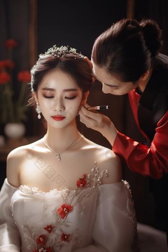 婚礼化妆师新娘造型