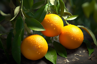 橙子种植场景农田风景图片