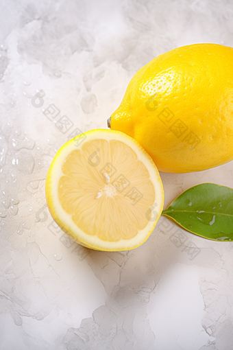 柠檬特写水果特写饮料美食