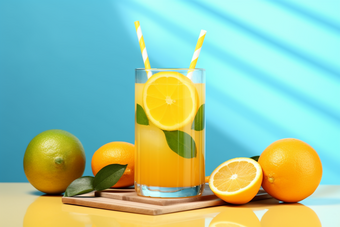 柠檬汁果汁<strong>摄影</strong>柑橘<strong>饮品</strong>