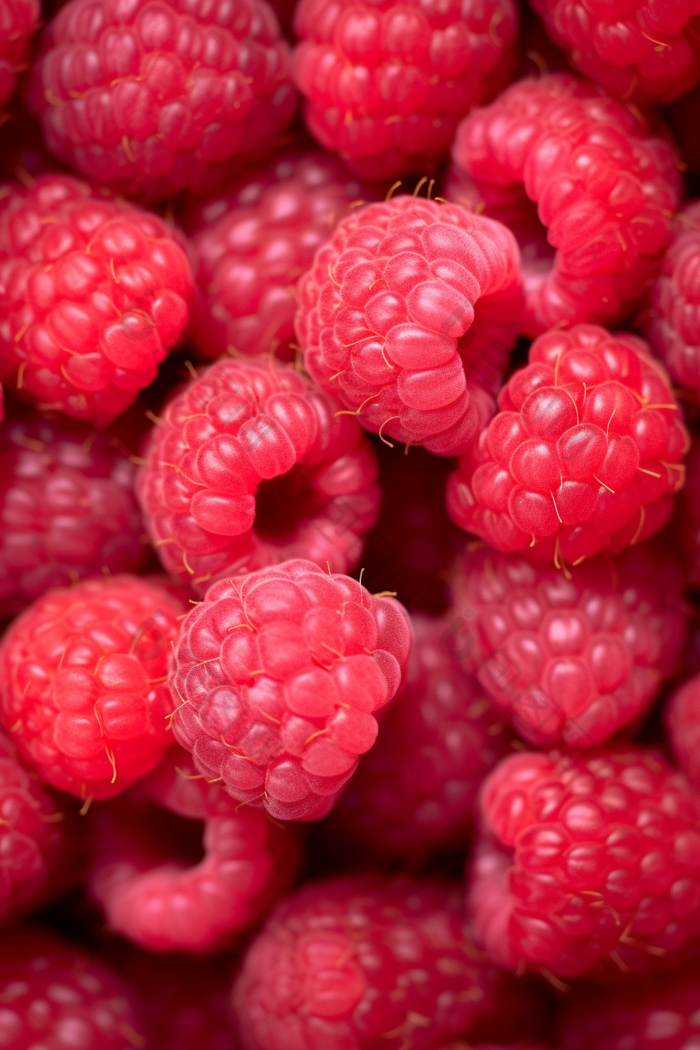 树莓水果摄影果实特写