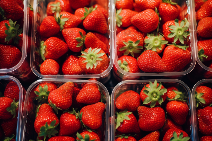 草莓运输水果物流农产品运输