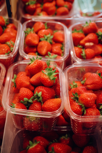 <strong>草莓</strong>运输水果物流水果运输车