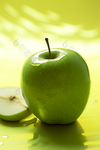 青苹果水果摄影食物摄影
