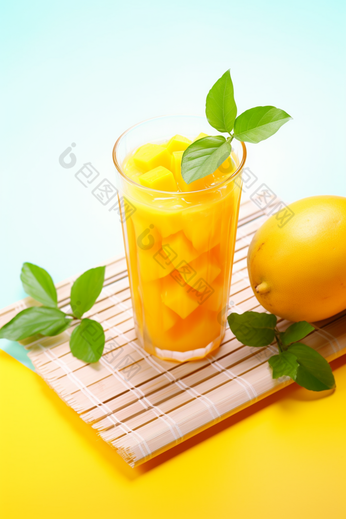 台芒小芒果果汁台湾水果果汁特写