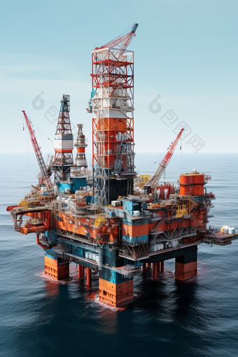油气勘探平台石油海域