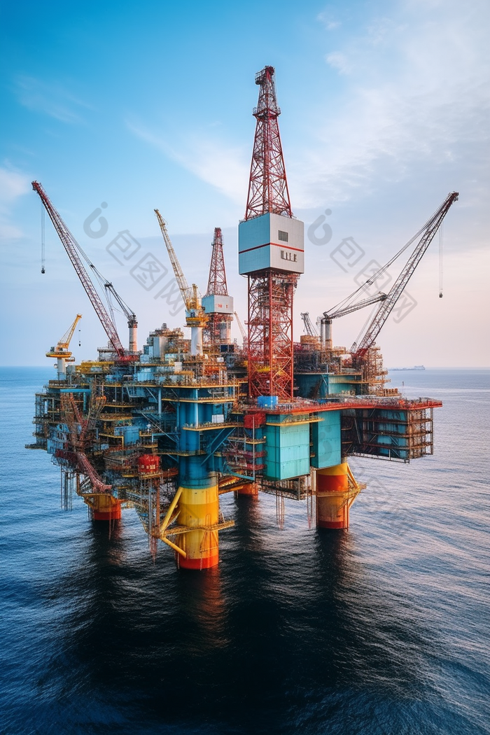 油气勘探平台海上石油