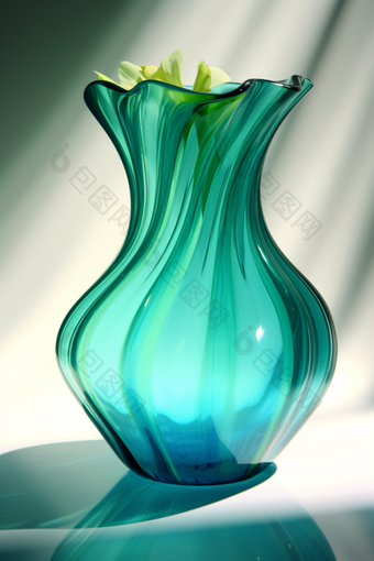 玻璃制品花瓶商业摄影