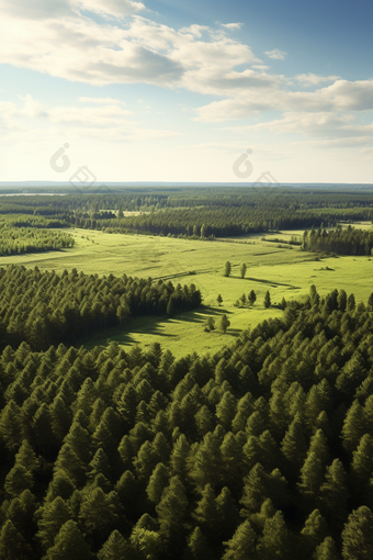 农田防护林建设天然防护带农业
