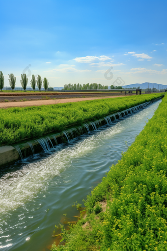 灌区抗旱水源工程调节水分节水灌溉