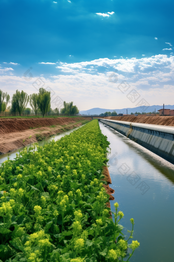 灌区抗旱水源工程调节水分建设