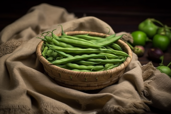 四季豆商业蔬菜市场农业销售