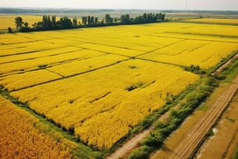 盐碱地水稻种植土地乡村振兴