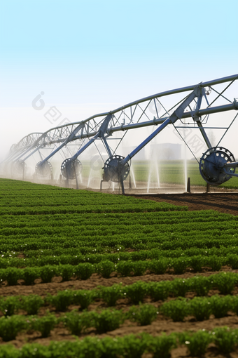 农田自走式喷灌机水利设施建设