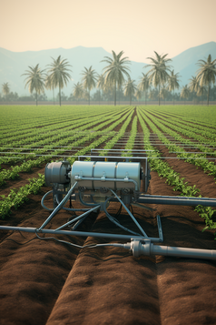 喷灌机节水灌溉摄影图3