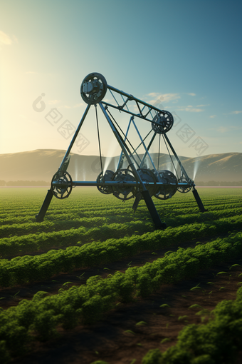 喷灌机节水灌溉水利设施高标准农田建设