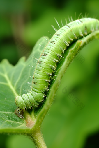 <strong>大豆</strong>棉铃虫蔬菜动物昆虫摄影图